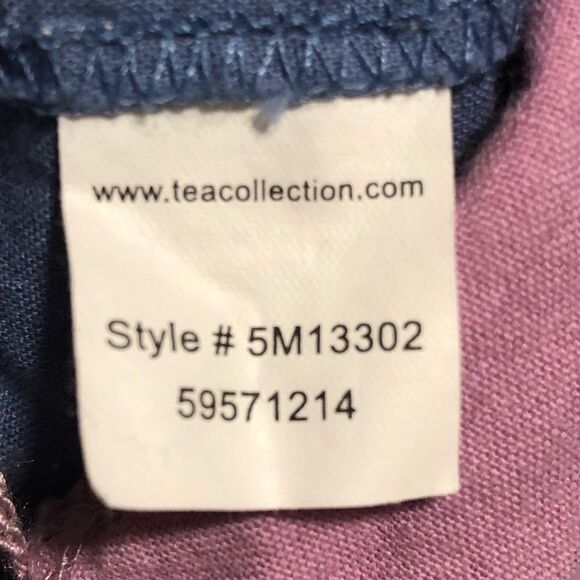 🐰 Tea Collection Pretty Denim & Plaid Reversible Dress, size 8 - Picture 8 of 12